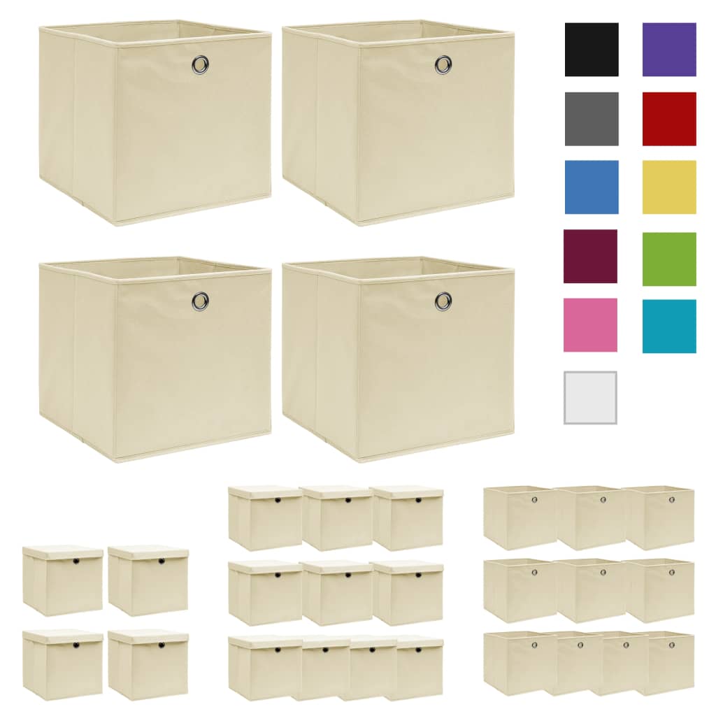 vidaXL Storage Box Decorative Foldable Storage Chest Organizer Pack Box Fabric