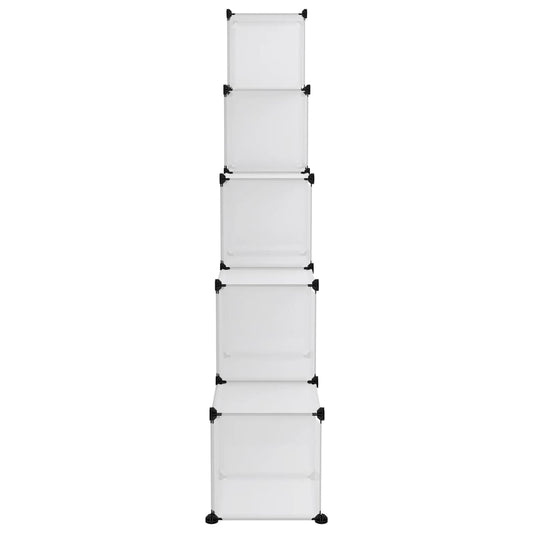 vidaXL Storage Cube Organizer with Cubes Stackable Organizer Modular Shelf PP